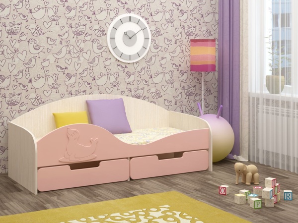 Детская Кровать Юнга-8 МДФ/Разные Цвета