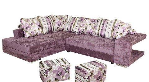 Угловой Диван Вега/Разные Цвета Ш-2820 х Г-2220 х В-880 мм