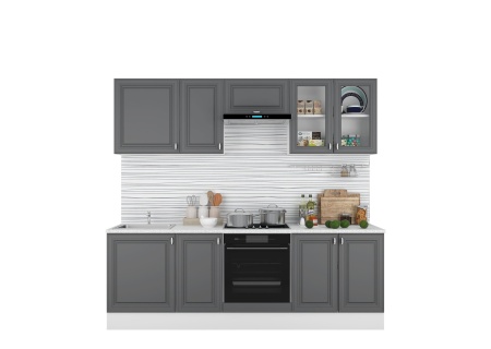 Кухонный Гарнитур Елена МДФ 2400 мм/Разные Цвета