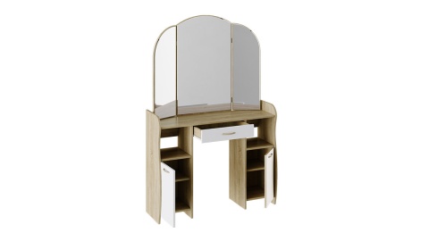 Туалетный Столик с Зеркалом Софи №2 Разные Цвета/Ш-1068 × Г-330 × В-1620 мм