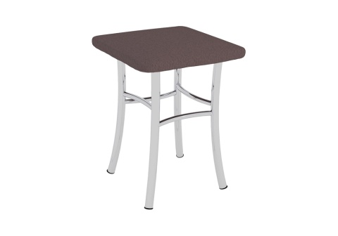 Табурет обеденный кожзам коричневый