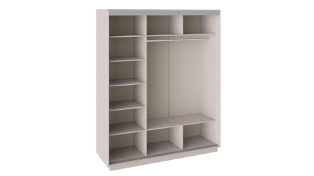 Шкаф-Купе 3-х Дверный с Зеркалом Румер Мадлен Ясень Шимо (Ш-1800 х В-2200 х Г-600 мм)