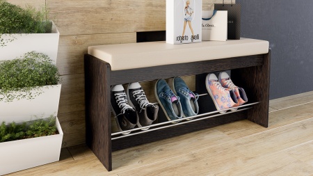 Тумба для Обуви «Танго» Тип 2 Разные Цвета (Ш-900 мм x В-450 мм x Г-280 мм)