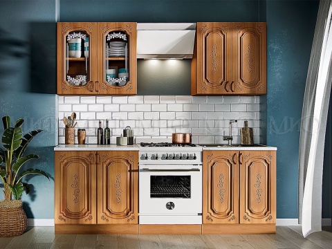 Кухонный Гарнитур Лиза -2 МДФ 1600/1700/1800/2000 мм/Разные Цвета